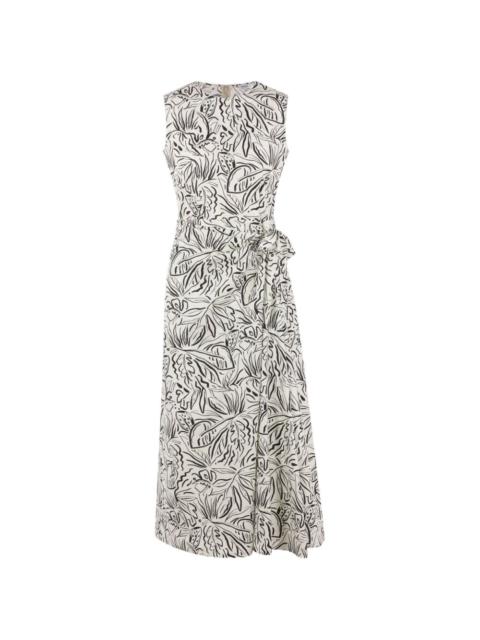 Aspesi floral-print midi dress