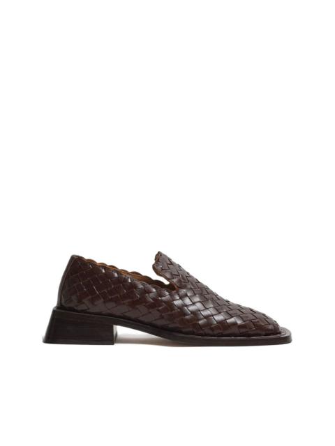 MIISTA Skye woven loafers