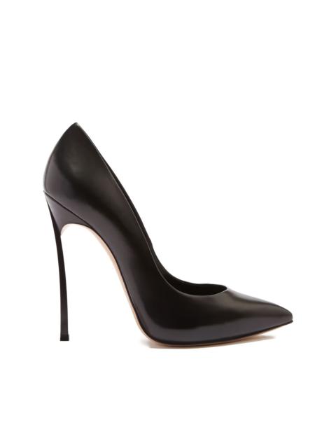 CASADEI 115mm leather heeled pumps
