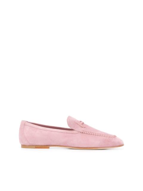 Tod's woven logo loafers