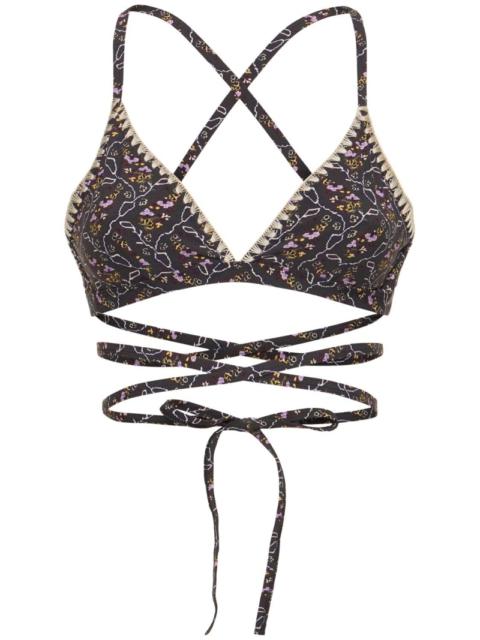 Isabel Marant Solange wraparound bikini set