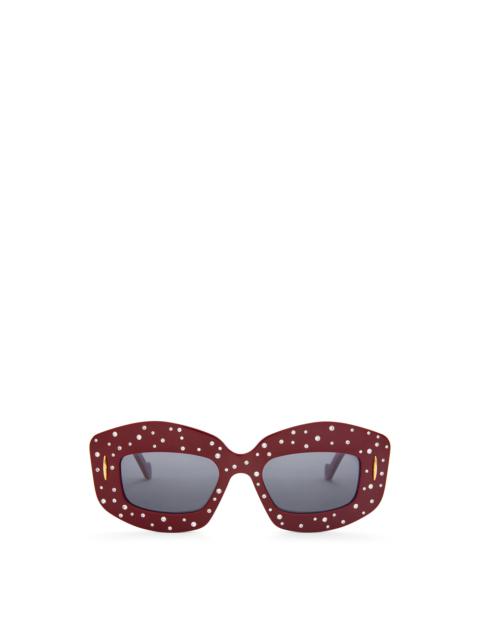 Loewe Smooth Pavé Screen sunglasses in acetate