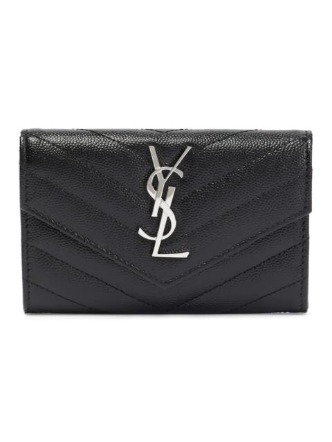 SAINT LAURENT Monogram Small leather wallet