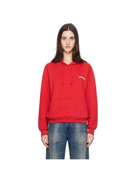 VETEMENTS Red Lifeguard Oversized Hoodie