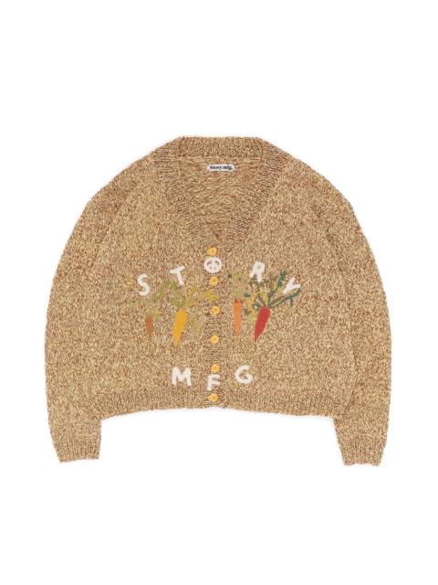 Story mfg. Bulb Knit Cardigan - Jackfruit Carrots