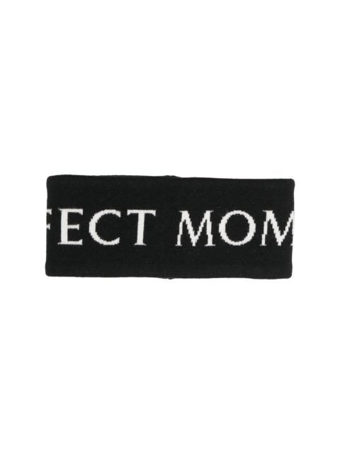 PERFECT MOMENT logo merino headband