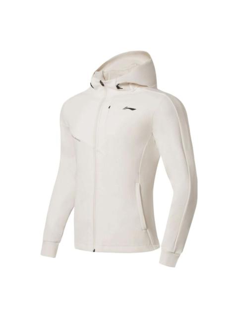 Li-Ning Training Logo Printing Jacket 'Cream White' AWDS627-9