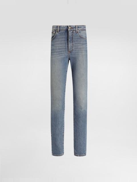 Dolce & Gabbana 5-pocket stretch denim trousers