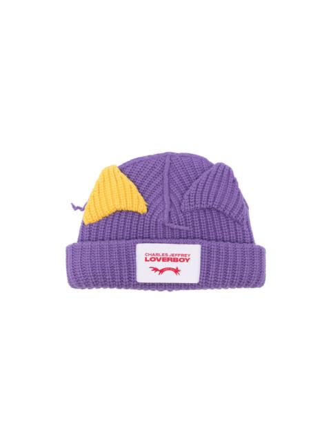 CHARLES JEFFREY LOVERBOY CHUNKY EARS BEANIE (PURPLE)