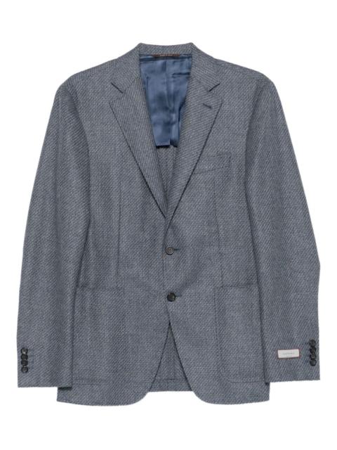 Canali textured wool blazer