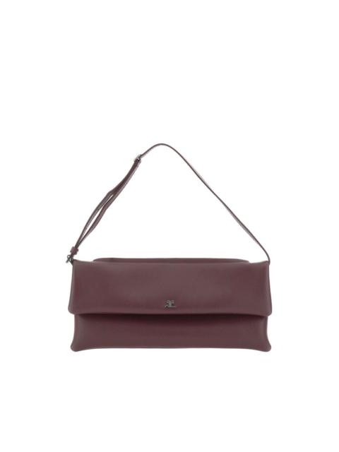 courrèges Cuff leather shoulder bag