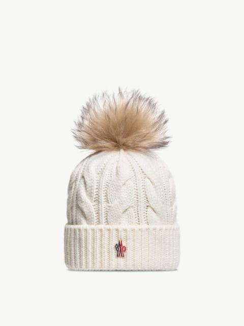 Moncler Grenoble Wool & Cashmere Beanie with Pom Pom