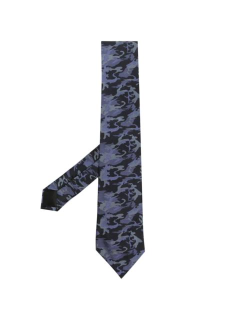Givenchy camouflage silk tie