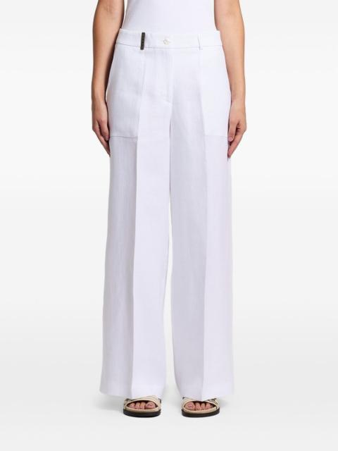 PESERICO patch-pocket palazzo pants