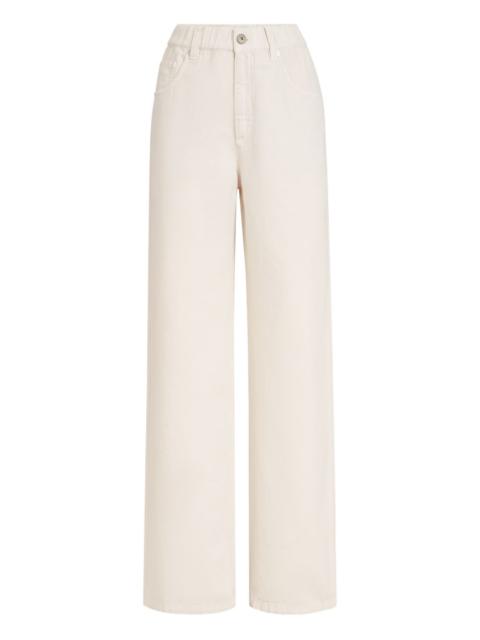Brunello Cucinelli button-fastening trousers