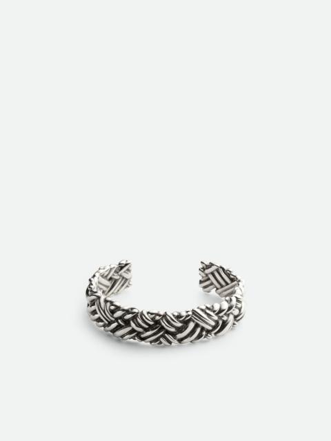 Bottega Veneta Intreccio Medium Cuff Bracelet