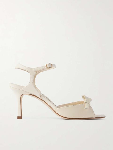 Limosan 70 leather sandals Cream