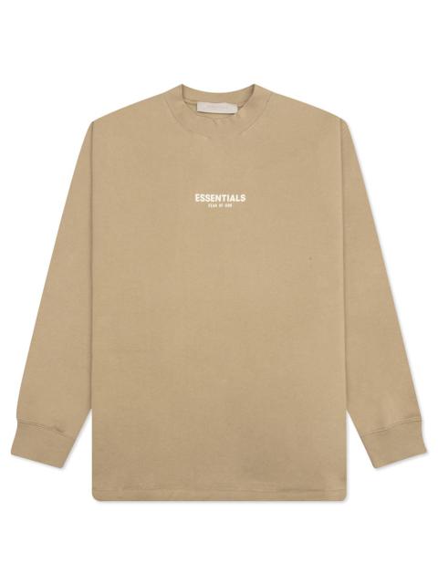 ESSENTIALS FEAR OF GOD ESSENTIALS L/S CREWNECK - OAK