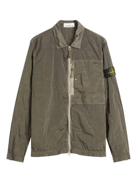 Stone Island zipped shirt jacket