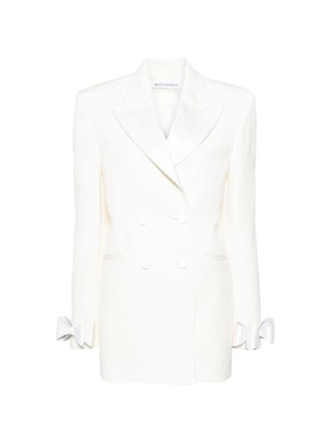 MACH & MACH bow-embellished blazer dress