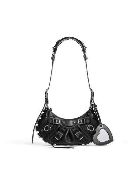 BALENCIAGA Women's Le Cagole Xs Shoulder Bag With Buckles in Black