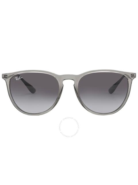 Ray-Ban Ray Ban Erika Light Grey Gradient Dark Grey Round Ladies Sunglasses RB4171 65138G 54