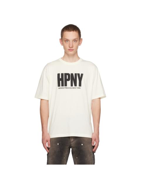 Heron Preston 로고 인쇄 면 T 셔츠