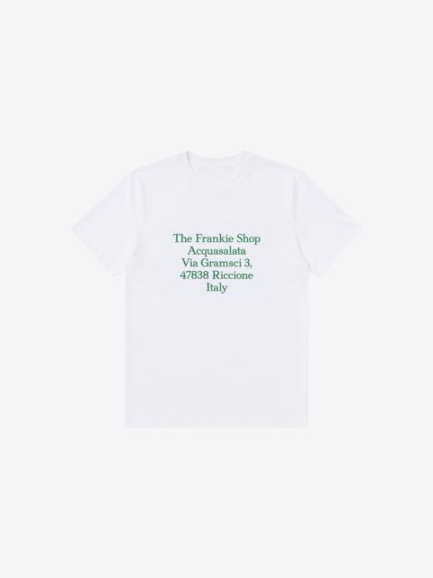 The Frankie Shop TFS Acquasalata T-Shirt - White/Green