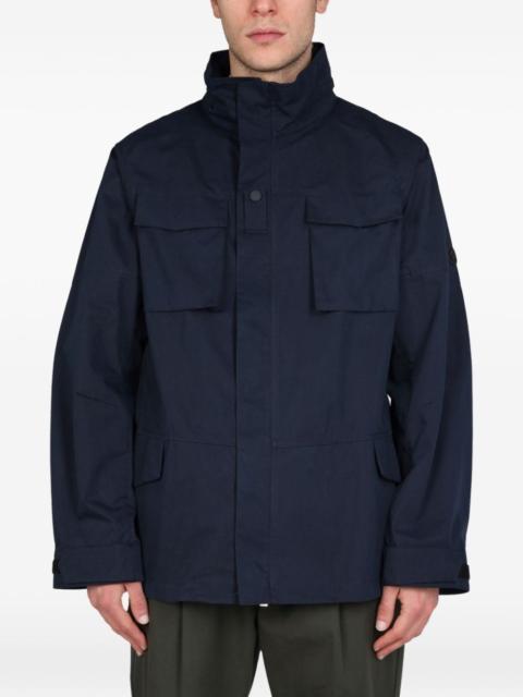 LARDINI flap-pocket windbreaker jacket