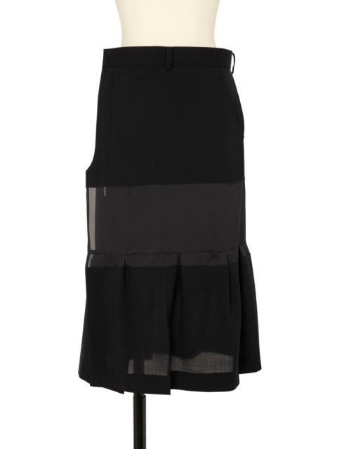 sacai Wool Suiting Skirt