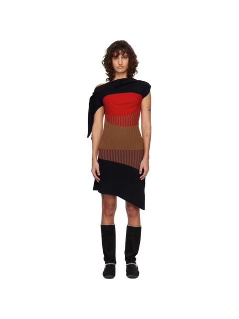 Kiko Kostadinov Multicolor Lemoyne Knitted Midi Dress