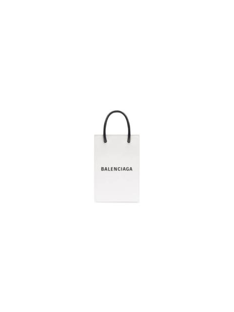 BALENCIAGA Mini Shopping Bag in White