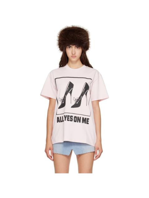 VAQUERA Pink 'All Eyes On Me' T-shirt