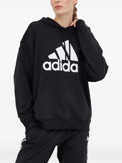 adidas Essentials Big Logo oversized French terry hoodie