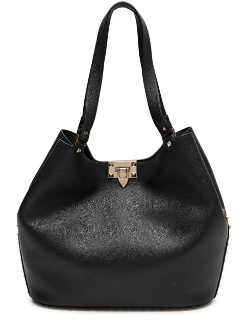Rockstud small leather tote