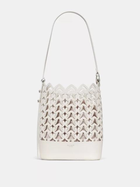 kate spade Halo Woven Bucket Bag