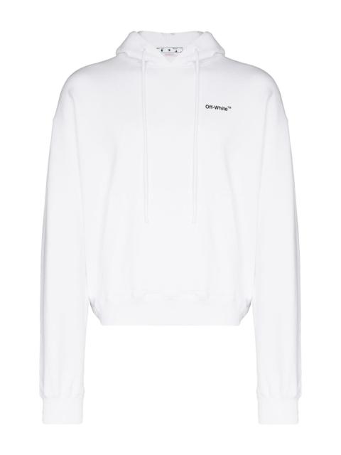 Off-White Caravaggio Arrow Oversize Hoodie White