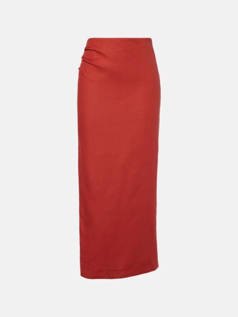 SIR. Linen maxi skirt