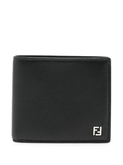 FENDI Fendi FF Logo Leather Bi-fold Wallet