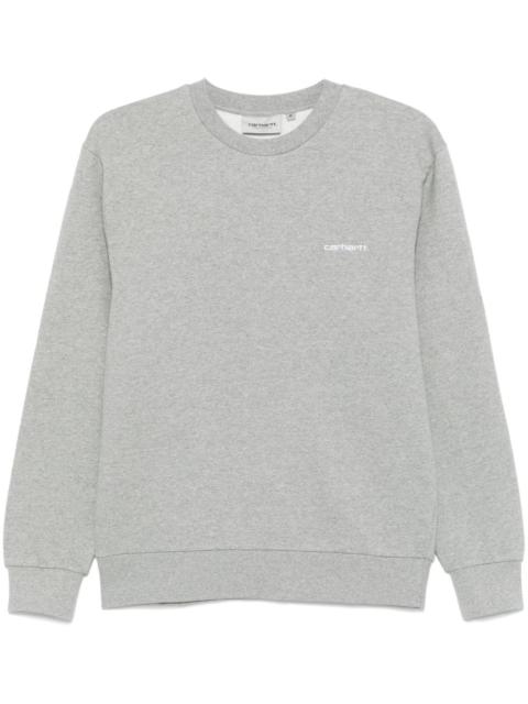Carhartt script-embroidered sweatshirt