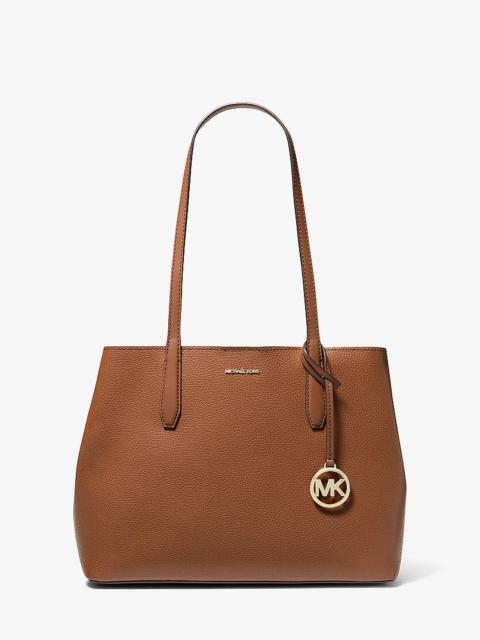 MICHAEL KORS Avalon Medium Pebbled Leather Tote Bag