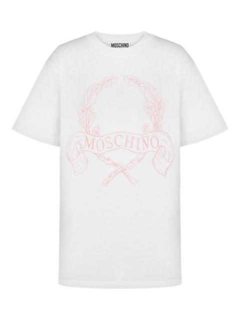 Moschino logo-embroidered T-shirt