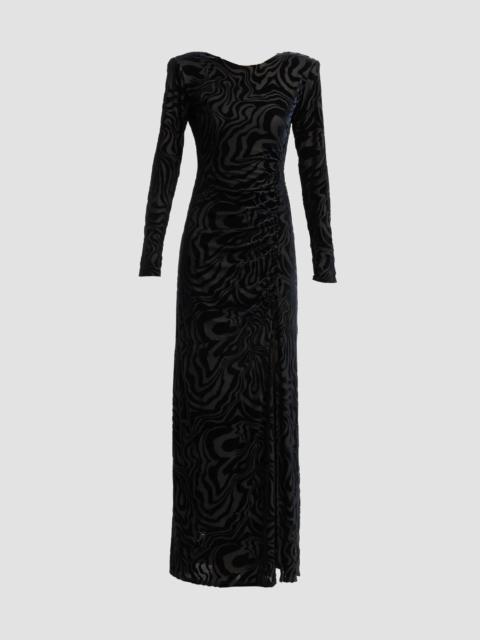 RAMY BROOK Women's April Swirl A-Line Gown - Black Swirl
