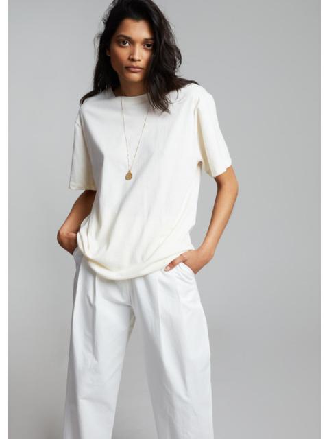 The Frankie Shop Lilou Simple Tee - Beige