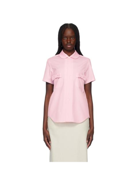 Comme des Garçons GIRL Pink Cotton Broad Shirt