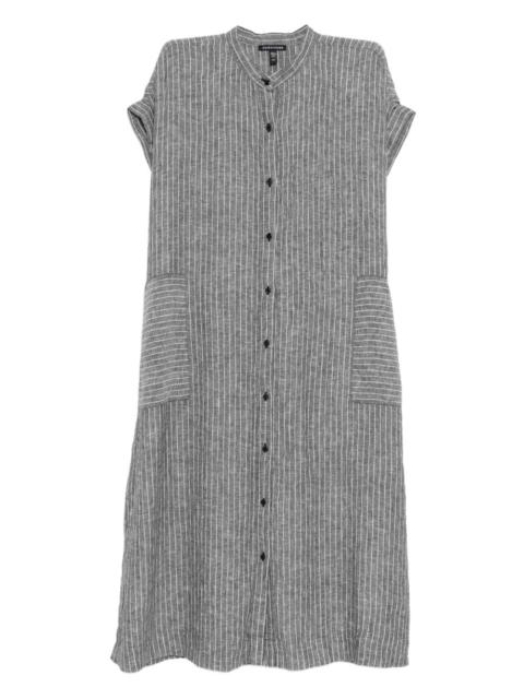 EILEEN FISHER linen striped dress