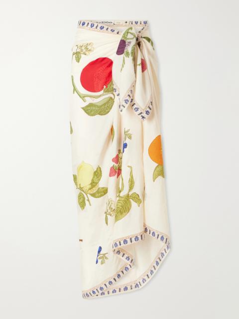 ALIX OF BOHEMIA Soraya Printed Silk Pareo