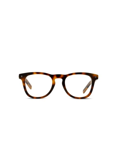 ZEGNA 5137 keyhole-bridge rectangular glasses
