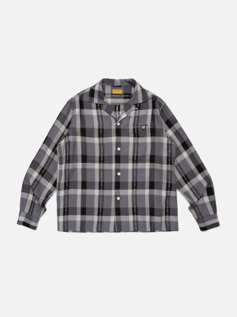 Human Made OPEN COLLAR CHECK SHIRT