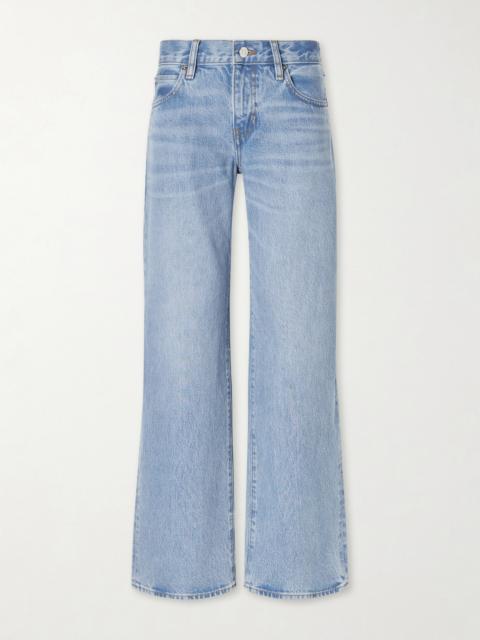 FRAME The Lowkey Low-rise Straight-leg Jeans